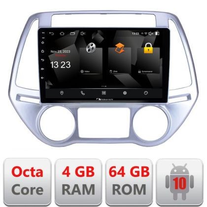 Navigatie HHyundai I20 2011-2014 manual si automat Android radio gps internet quad core 4+64 carplay android auto CarStore Technology