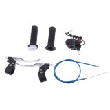 Set Manete Frana + Mansoane + Cablu Acceleratie Pocket Bike Mini ATV 72cm