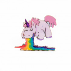 Brosa Lemn Unicorn Spit the RAINBOW foto