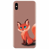 Husa silicon pentru Apple Iphone XS, Fox Cartoon Animal And