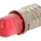 Lampă LED roșie E10 24V AC/DC