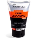 Scrub de față pentru barbati cu Vitamina C și colagen, curățare profundă, IDC Institute 42145, 100 ml
