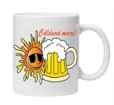 Cana alba personalizata &quot;caldura mare&quot;, INOVATIX&reg;. 330ml, Oem