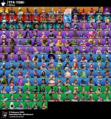 Cont fortnite full tryhard , 174 , skins Discord : pokerbosuu1111 foto