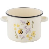 Oala Albina, din otel emailat sticlos,18cm-3.2l, Florina