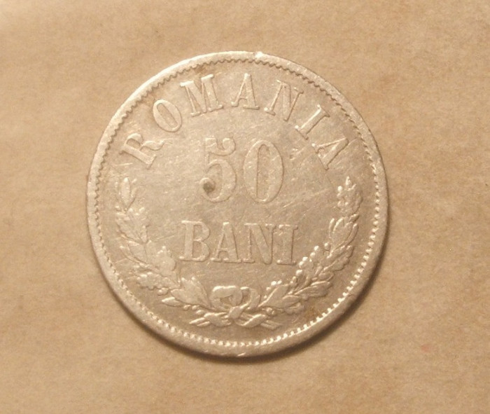 50 BANI 1876 MAI RARUT