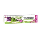 Set 10 Pungi alimentare Luxia cu Fermoar Slide 3l 30x25cm DNC63482