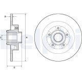 DELPHI BG9134RS Disc frana