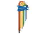 Set chei imbus sferice 9 bucăți GEDORE - Kit profesional