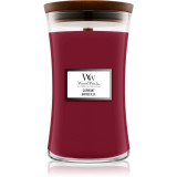 Woodwick Currant lum&acirc;nare parfumată cu fitil din lemn 609,5 g