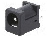 Conector alimentare DC, {{Tensiune nominala}}, {{Numarul de pini}} pini, seria {{Seria producatorului}}, 5,5/2,1mm. ADAM TECH - ADC-010-1