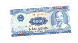 Bancnota Vietnam 5000 dong 1991, aUNC
