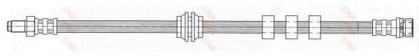 Conducta / cablu frana FORD FOCUS (DAW, DBW) (1998 - 2007) TRW PHB427