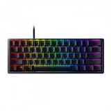 Tastatura Gaming Razer Huntsman Mini, Wired, USB, Mecanica, Iluminare Chroma RGB, Switch Optic Purple, Cablu Detasabil, Taste Programabile, Polling 10