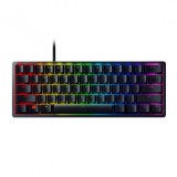 Cumpara ieftin Tastatura Gaming Razer Huntsman Mini, Wired, USB, Mecanica, Iluminare Chroma RGB, Switch Optic Purple, Cablu Detasabil, Taste Programabile, Polling 10