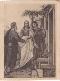 Iisus Hristos si doi ucenici - Necirculata, Dimensiune 10.5 x 8 cm, Stare Buna