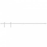 Cumpara ieftin Set glisare mini usa pentru dulap, alb, otel carbon, 183 cm