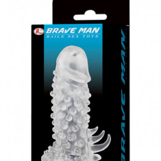 Manson Penis Brave Man Penis Sleeve Clear2