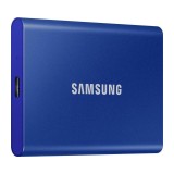 SSD. extern SAMSUNG T7, 1TB, USB 3.2 Type-C, R/W: 1050/1000 MB/s, albastru, &quot;MU-PC1T0H/WW&quot; (timbru verde 0.18 lei)