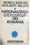 Nationalitatea germana din Rom&acirc;nia