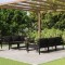 Gossi set mobilier de gradina cu perne, 7 piese, antracit, aluminiu