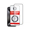 Folie de protectie, flippy, pentru iphone 15 plus, tempered glass usg, ultra rezistent 45kg, full cover, antistatica, margini negre, transparent