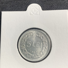 Moneda 5 lei 1950 RPR