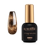 Cumpara ieftin Oja Semipermanenta LUXORISE MAGNETICA - Mesmerizing, Blazing Cocoa 10ml