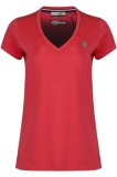 Tricou femei U.S. Polo Assn. Leja rosu, M