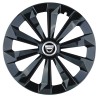 Set 4 capace roti Fame Negru R16 pentru gama auto Dacia, Autohelix MSA