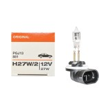 Bec halogen auto Osram H27 12V 27W PGJ13 cu mufa laterala