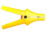 Bornă crocodil galbenă 32A 43mm 11kV