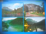 HOPCT LOT 3780 -4 CARTI POSTALE-LACU ROSU -JUD HARGHITA-CIRCULATE, Circulata, Printata