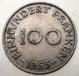 F.568 SAARLAND SAAR 100 FRANKEN 1955