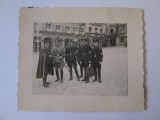 Mini fotografie 74 x 60 mm cu ofiteri nazisti WWII