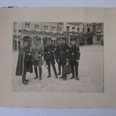 Mini fotografie 74 x 60 mm cu ofiteri nazisti WWII