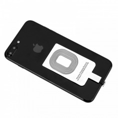 Incarcator wireless receiver pentru Iphone, 5V, alb foto