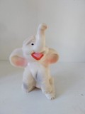 Elefant Aradeanca cu stanta, anii 70-80 Jucarie romaneasca veche 18 cm