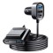 &Icirc;ncărcător auto Joyroom, 2xPD + 2xQC3.0, 75W, 1.5m, negru (JR-CL05)