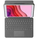 Husa Logitech Combo Touch cu tastatura si trackpad detasabile pentru iPad 7,8,9, iPad Air 3 si iPad Pro 10,5, UK, Grafit