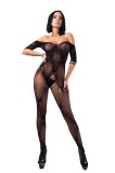 Catsuit Bodystocking Rimes 7072 Negru