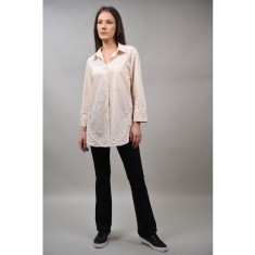 CAMASA OXFORD DIN BUMBAC SONIA Bej S-M