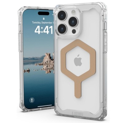 Husa pentru iPhone 16 Pro Max - UAG Plyo MagSafe - Ice Gold foto