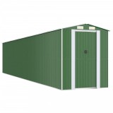 Cumpara ieftin Sopron de gradina, verde, 192x1021x223 cm, otel zincat
