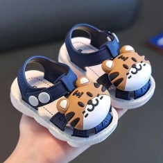 Sandalute bleumarine pentru baietei - Tigrisor (Marime Disponibila: Marimea 22) foto