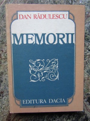 MEMORII - Dan Radulescu foto