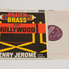 Henry Jerome And His Orchestra – Brazen Brass Goes Hollywood - disc vinil LP NOU