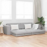 Canapea Pat de Podea 2-in-1 Gri-Nor 245x150x60.5 cm