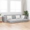 vidaXL Canapea extensibilă de podea Gri de nor 245 x 78 x 77 cm 4106724