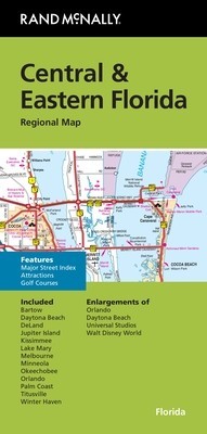 Rand McNally Folded Map: Central &amp; Eastern Florida Regional Map